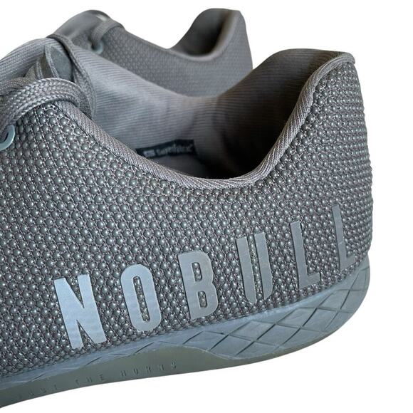 Nobull Superfabric Gray Sneaker Shoe Men 11 Gorpcore Workout Gym Running Lace-up - Picture 11 of 16